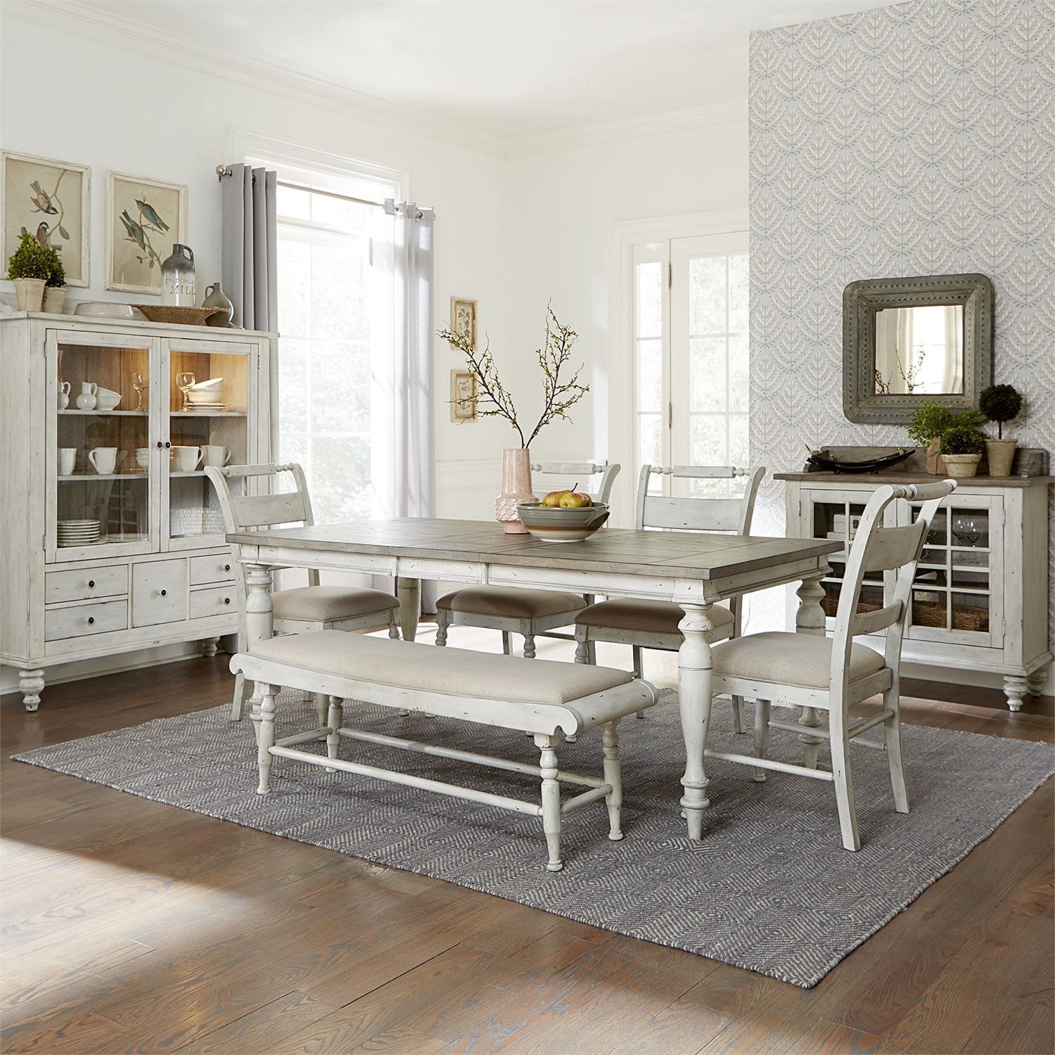 White and gray wood store whitney desk with side storage
